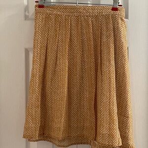 Pleated mini skirt